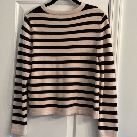 🆕Striped Black & Cream Cardigan - Picture 3 of 4